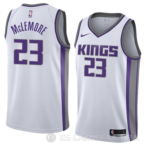 Camiseta Ben McLemore #23 Sacramento Kings Association 2018 Blanco - Haga un click en la imagen para cerrar